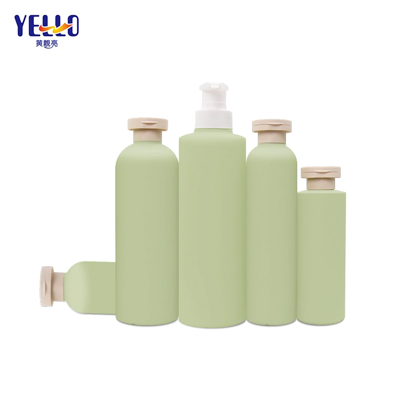 Cosmetic Packaging HDPE Travel Purple Green Pink Refillable Empty Plastic Pump Wholesale Shampoo and Conditioner Bottles