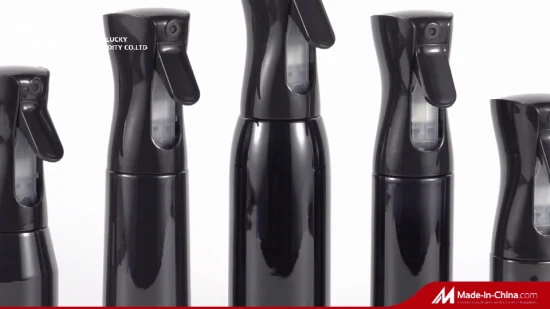 Flacone spray cosmetico per nebulizzazione fine da 200 ml Flacone spray continuo in plastica per alcol per capelli da 300 ml
