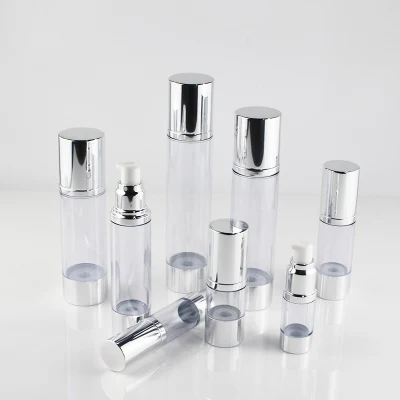 Flacone cosmetico da 10 ml, 30 ml, 50 ml, 80 ml, 120 ml come flacone airless per l'imballaggio cosmetico